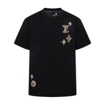 Louis Vuitton 26SS Sketch Floral Embroidered Knit Short Sleeve (Black) 260526