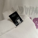 Chrome Hearts UV Color-Changing Embroidered Short Sleeve T-Shirt (White) 260526