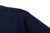 Louis Vuitton 26SS Letter Logo Mesh Cut-Out Knit Short Sleeve (Blue) 260526