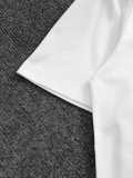 Hermès 26SS New Embroidered Large Horse Crewneck Short Sleeve T-Shirt (White) 260526