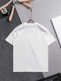 Hermès 26SS New Embroidered Large Horse Crewneck Short Sleeve T-Shirt (White) 260526