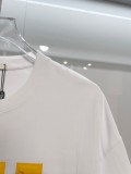 Fendi 280g Crewneck Short Sleeve T-Shirt (White) 260602