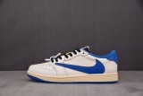 Jordan 1 Retro Low OG SP Fragment x Travis Scott Sail Military Blue