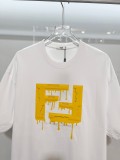 Fendi 280g Crewneck Short Sleeve T-Shirt (White) 260602
