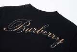 Burberry Check Embroidery Design Crewneck Short Sleeve 260609