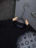 Louis Vuitton 26SS Chest Minimalist Letter Geometric Print Tie-Dye Embroidery Crewneck Short Sleeve T-Shirt 260609