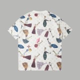 Louis Vuitton 26SS Early Spring New Digital Direct Print All-Over LV Key Letter Short Sleeve 260609