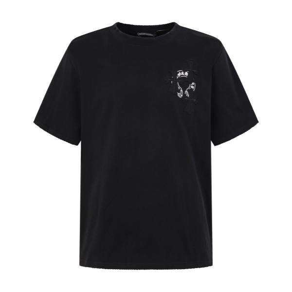 Chrome Hearts Patch Cross Embroidered Short Sleeve 260609