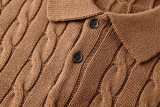Ralph Lauren Pony Logo Embroidered Knit Sweater (Brown) 260609
