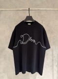 Dior New Embroidered Short Sleeve T-Shirt 260609