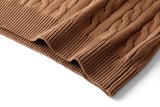 Ralph Lauren Pony Logo Embroidered Knit Sweater (Brown) 260609