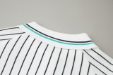 Louis Vuitton 26SS Spring/Summer New Vertical Stripe Leather Tag Knit Short Sleeve 260609
