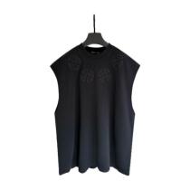Chrome Hearts Embroidered Fringe Sleeveless Crewneck T-Shirt Tank 260609
