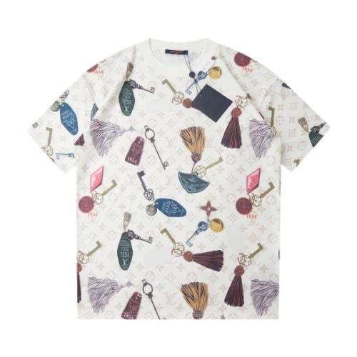 Louis Vuitton 26SS Early Spring New Digital Direct Print All-Over LV Key Letter Short Sleeve 260609