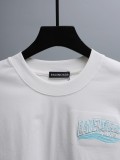 Balenciaga Precision Embroidered Short Sleeve T-Shirt 260616