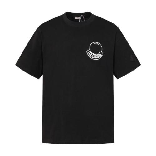 Moncler Logo Foam Print Short Sleeve T-Shirt 260616