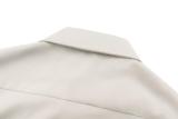 Louis Vuitton 26SS Silk-Cotton-Wool Blend Camp Collar Logo Short Sleeve Shirt 260616