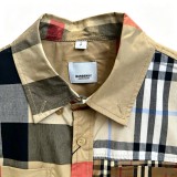 Burberry Paneled Check Shirt 260616