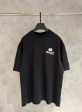 Balenciaga UV Color-Changing Embroidered Short Sleeve T-Shirt (Black) 260616