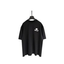 Balenciaga UV Color-Changing Embroidered Short Sleeve T-Shirt (Black) 260616