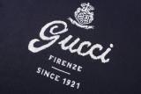 Gucci 26SS Intarsia Knit Silk-Cotton-Linen Blend Short Sleeve T-Shirt 260616