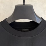 Balenciaga UV Color-Changing Embroidered Short Sleeve T-Shirt (Black) 260616