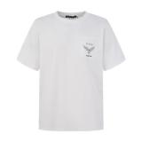 Chrome Hearts 26SS Chrome Hearts x Foti Collaboration Skull Pocket Short Sleeve T-Shirt (White) 260624