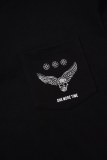 Chrome Hearts 26SS Chrome Hearts x Foti Collaboration Skull Pocket Short Sleeve T-Shirt (Black) 260624