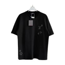 Louis Vuitton Embroidered Front & Back Crewneck T-Shirt 260624