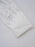 Dior New Classic Ice Silk Jacquard Logo Print Long Sleeve Shirt 260624