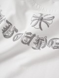 Chrome Hearts New Embroidered Short Sleeve T-Shirt (White) 260624