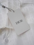 Dior New Classic Ice Silk Jacquard Logo Print Long Sleeve Shirt 260624
