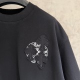 Chrome Hearts New Embroidered Short Sleeve T-Shirt (Black) 260624