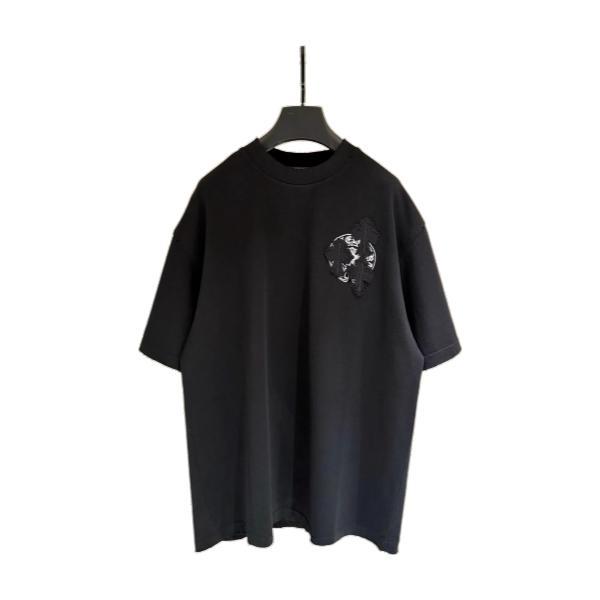 Chrome Hearts New Embroidered Short Sleeve T-Shirt (Black) 260624
