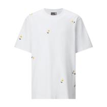 Dior Daisy Embroidered Logo Short Sleeve T-Shirt 260630