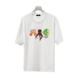 Fendi Classic Chest Letter Logo Print Short Sleeve T-Shirt 260630