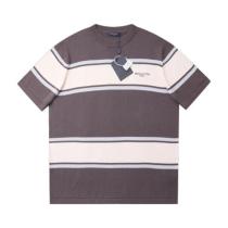 Louis Vuitton 26SS Spring/Summer New Embroidered Logo Gradient Stripe Jacquard Knit Short Sleeve 260630