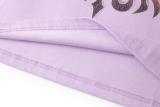 Balenciaga Paris Art Print Logo Short Sleeve T-Shirt (Pink) 260630