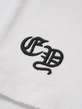 Chrome Hearts 26SS Distressed Cross Patch Embroidered Short Sleeve T-Shirt 260708