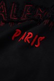 Balenciaga 26SS Patch Distressed Embroidered Short Sleeve T-Shirt 260708