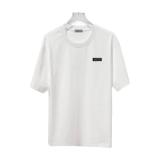 Dior Classic Chest Letter Logo Embroidered Short Sleeve T-Shirt 260708