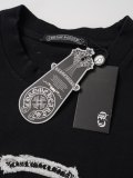 Chrome Hearts Cross Patch Embroidered Short Sleeve T-Shirt 260708