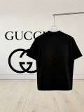 Gucci High Neck Short Sleeve Embroidered T-Shirt - Black