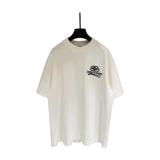 Balenciaga 25SS Short Sleeve Embroidered T-Shirt - White 260721