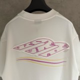 Balenciaga UV Color-Changing Short Sleeve Embroidered T-Shirt - White 260721