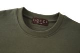 Gucci Logo Short Sleeve Embroidered T-Shirt - Dark Gray 260721