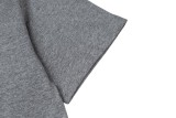 Dior 26SS Small Logo Chest Short Sleeve Embroidered T-Shirt - Gray 260721