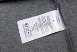 Dior 26SS Small Logo Chest Short Sleeve Embroidered T-Shirt - Gray 260721