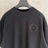 Chrome Hearts New Short Sleeve T-Shirt - Charcoal 260721