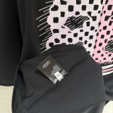 Balenciaga UV Color-Changing Short Sleeve Embroidered T-Shirt - Charcoal 260721